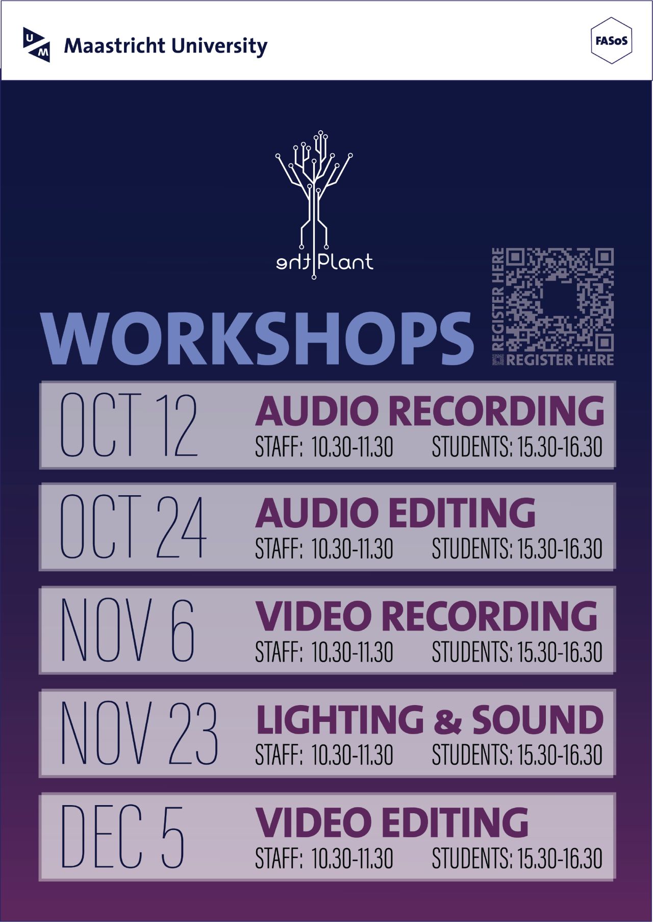 Series Audio & Video Basics The Plant